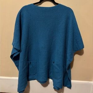 J Jill one size poncho sweater